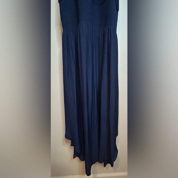 NWT RAMY BROOK NAVY BLOUSON AUDRIE DRESS WITH SMOCKED WAIST - Picture 5 of 10